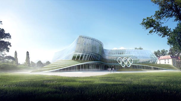 Штаб-квартира Международного Олимпийского комитета в Швейцарии. Проект 3XN
