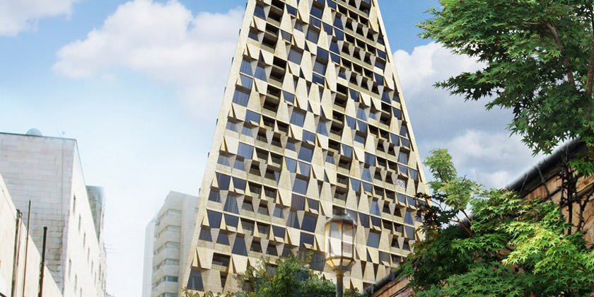 Проект Pyramid Tower от Studio Libeskind в Иерусалиме