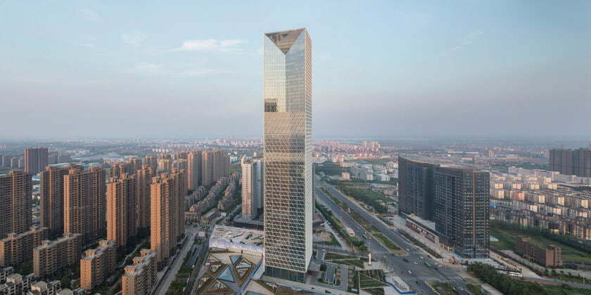 Небоскреб Jiangxi Greenland Zifeng Tower в Китае от SOM