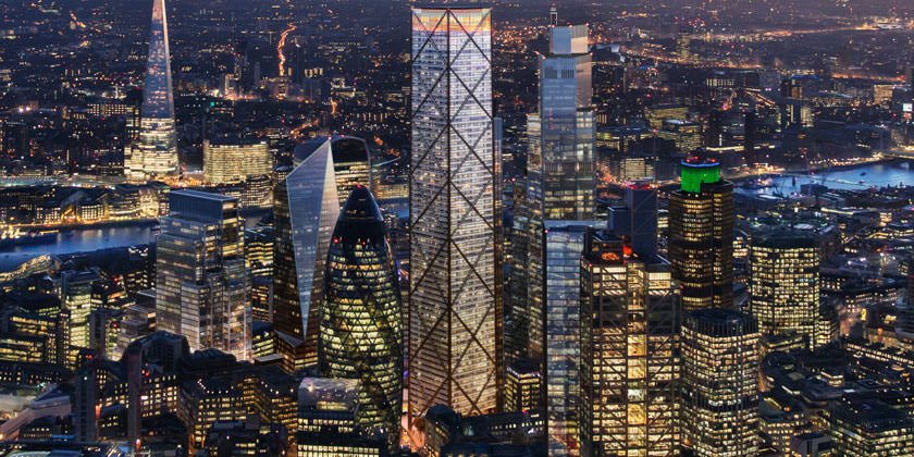 Проект небоскреба 1 Undershaft в Лондоне от Eric Parry Architects