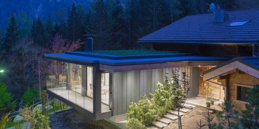 Chalet Solelyâ от Chevallier Architectes во Французских Альпах