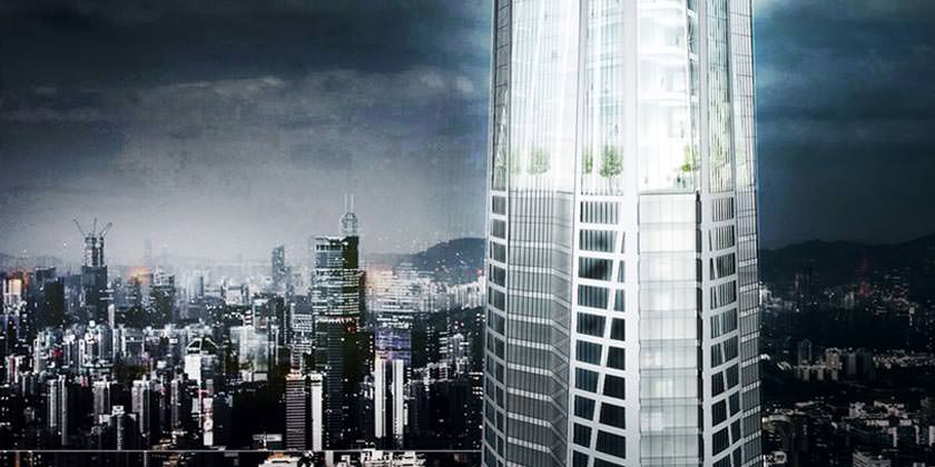 Самый высокий небоскреб Китая H700 Shenzhen Tower