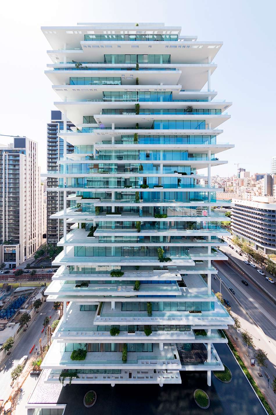 Стеклянный жилой комплекс Beirut Terraces от Herzog & De Meuron