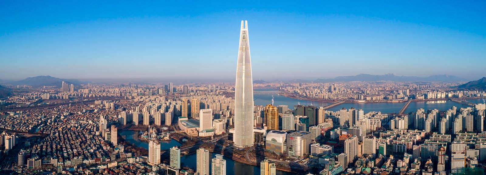 Самый высокий небоскреб Сеула Lotte World Tower: №5 в мире