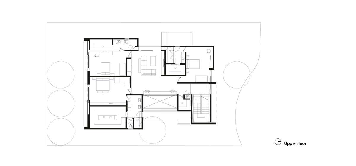 Фото | План третьего этажа Casa M7 от Elias Rizo Arquitectos