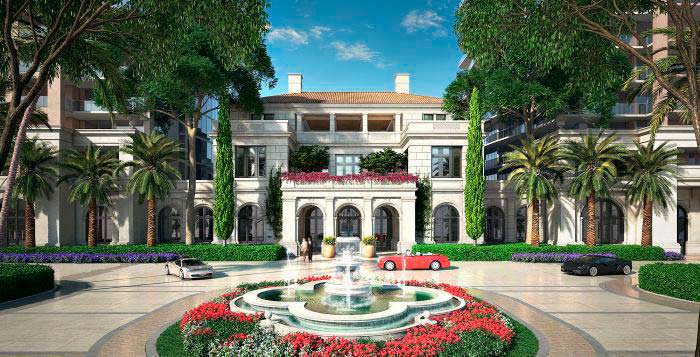 Лобби The Estates At Acqualina в Майами от The Trump Group