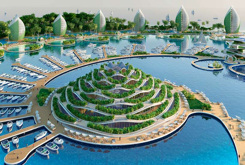 Nautilus Eco-Resort - эко-курорт с вращающимися башнями