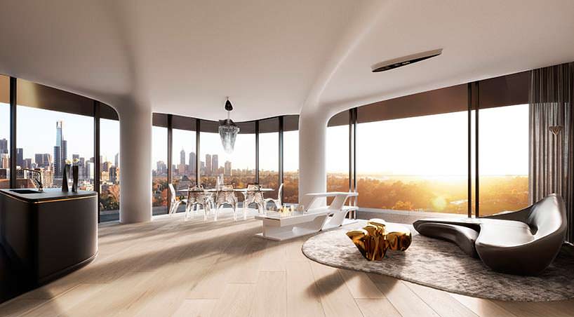 Дизайн квартиры в башне Mayfair от Zaha Hadid Architects
