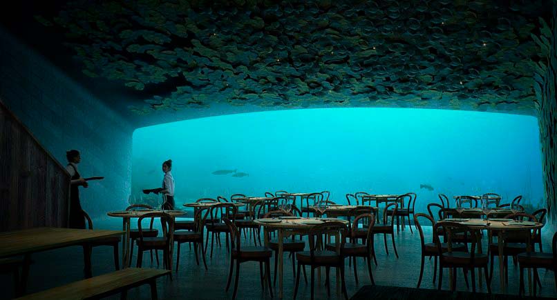 Under: ресторан под водой в Северном море. Проект Snøhetta