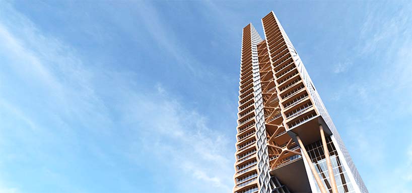 Самый высокий деревянный небоскреб в мире от Perkins + Will