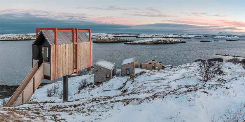 Поселок на берегу Норвежского моря от TYIN Tegnestue | фото