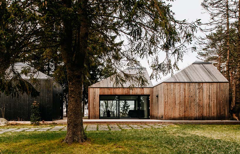 Деревянный дом интроверта в лесу от KUU Arhitektid