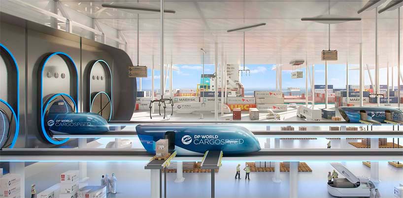 Вакуумный терминал Virgin Hyperloop One от Нормана Фостера