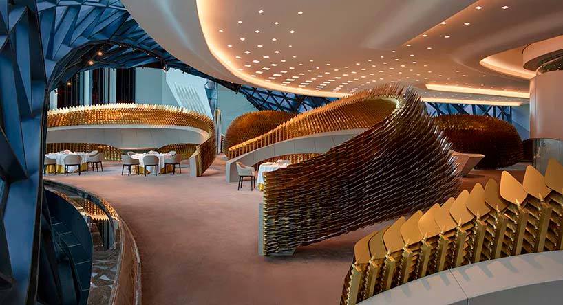 Фантастический интерьер отеля Morpheus в Макао