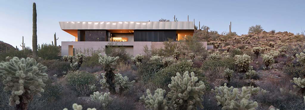 Дом в пустыне. Проект Wendell Burnette Architects