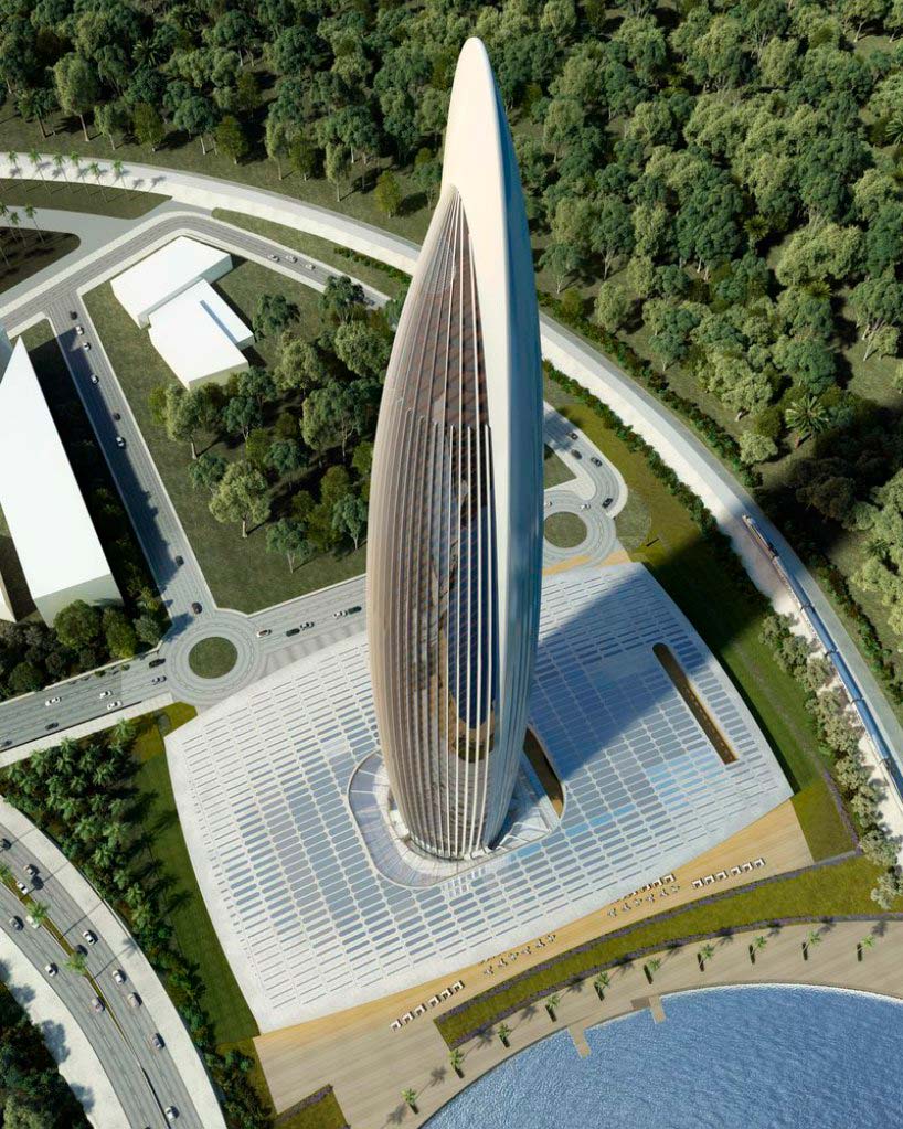 Небоскреб Bank of Africa Tower. Высота 250 метров