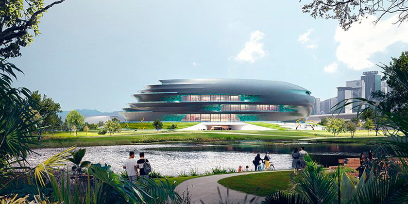 Бюро Zaha Hadid представило Музей науки и технологий Шэньчжэня