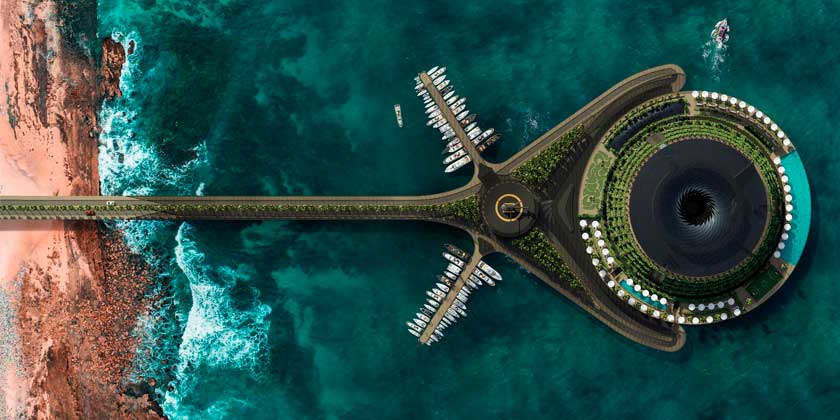 HAADS представила плавающий отель будущего | фото