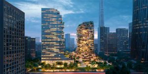 MVRDV построит комплекс небоскрёбов Oasis Towers в Пекине