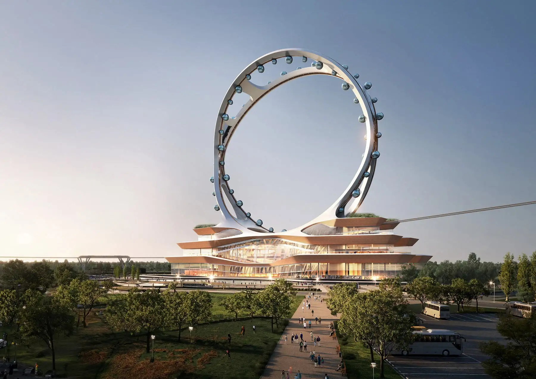 UNStudio построит в Сеуле самое высокое колесо обозрения без спиц в мире